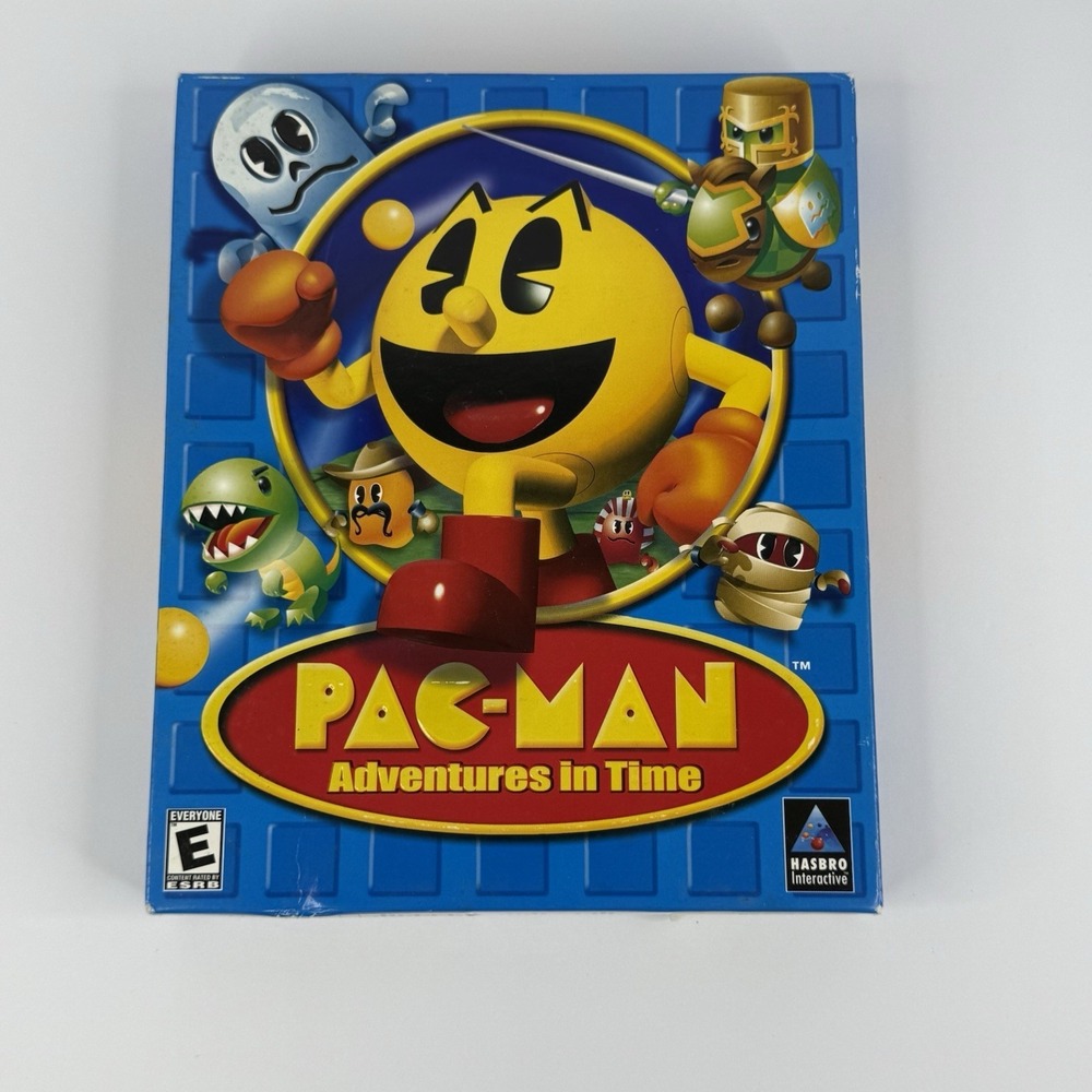 VTG Pac-Man Adventures in Time Big Box PC Game Hasbro Brand New‎ Sealed